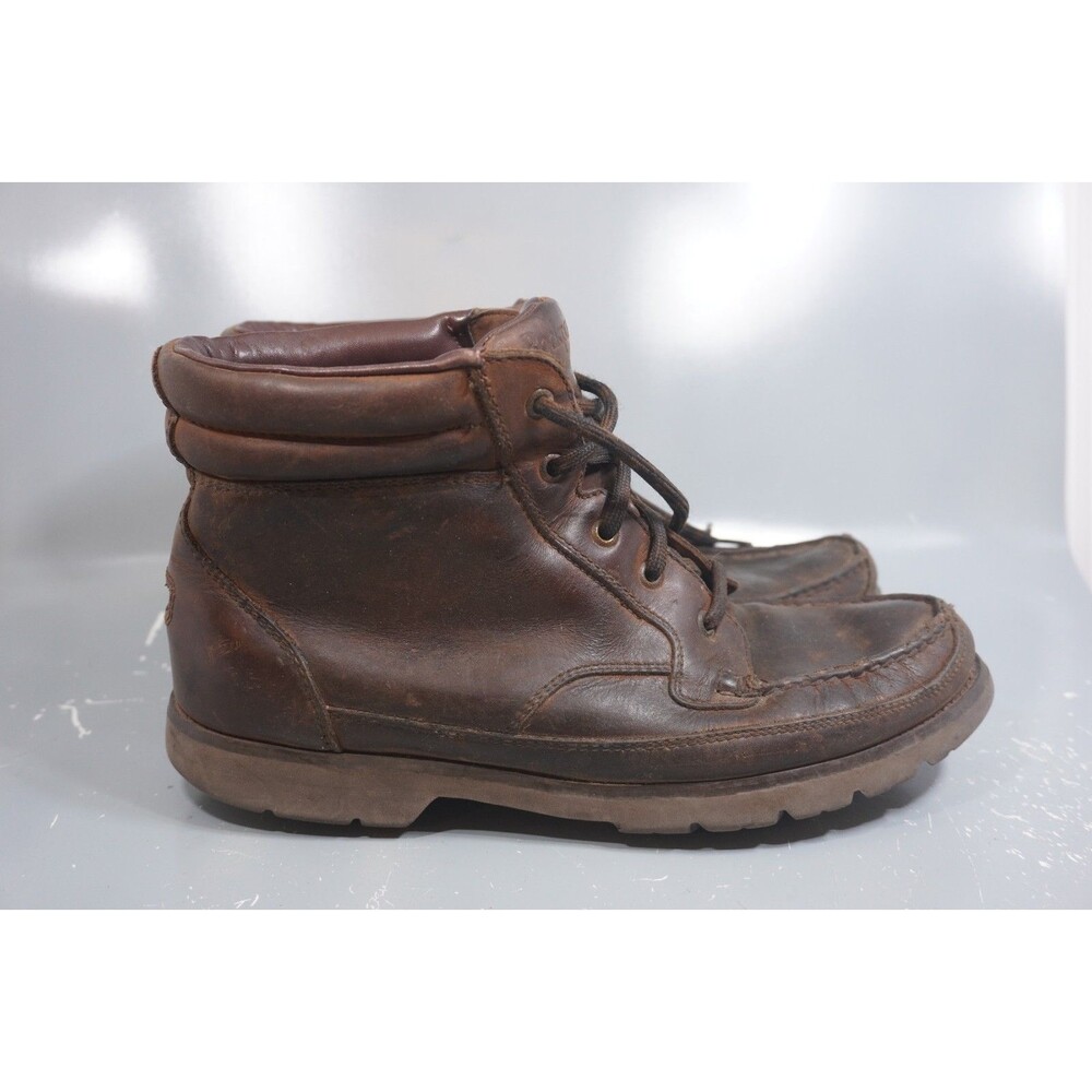 VTG Rockport Gore-Tex Waterproof Men Sz 11.5 Brown Leather Chukka Boots Mexico